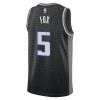Camiseta Hombre Sacramento Kings Deaaron Fox 5 2022-23 Jordan Statement Edition Negro Swingman